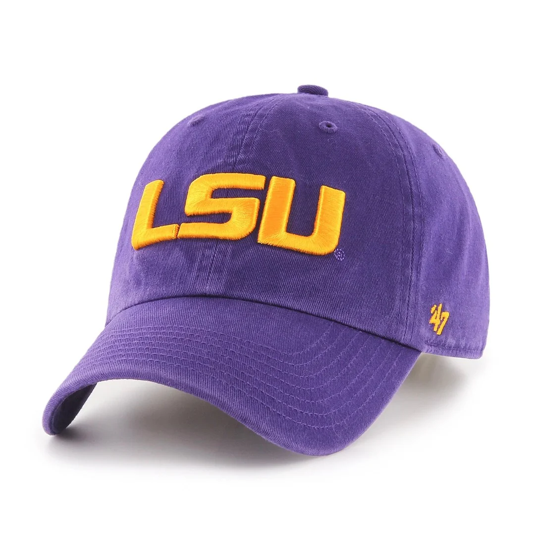 '47 Brand Men's NCAA LSU Tigers Clean-Up Cap