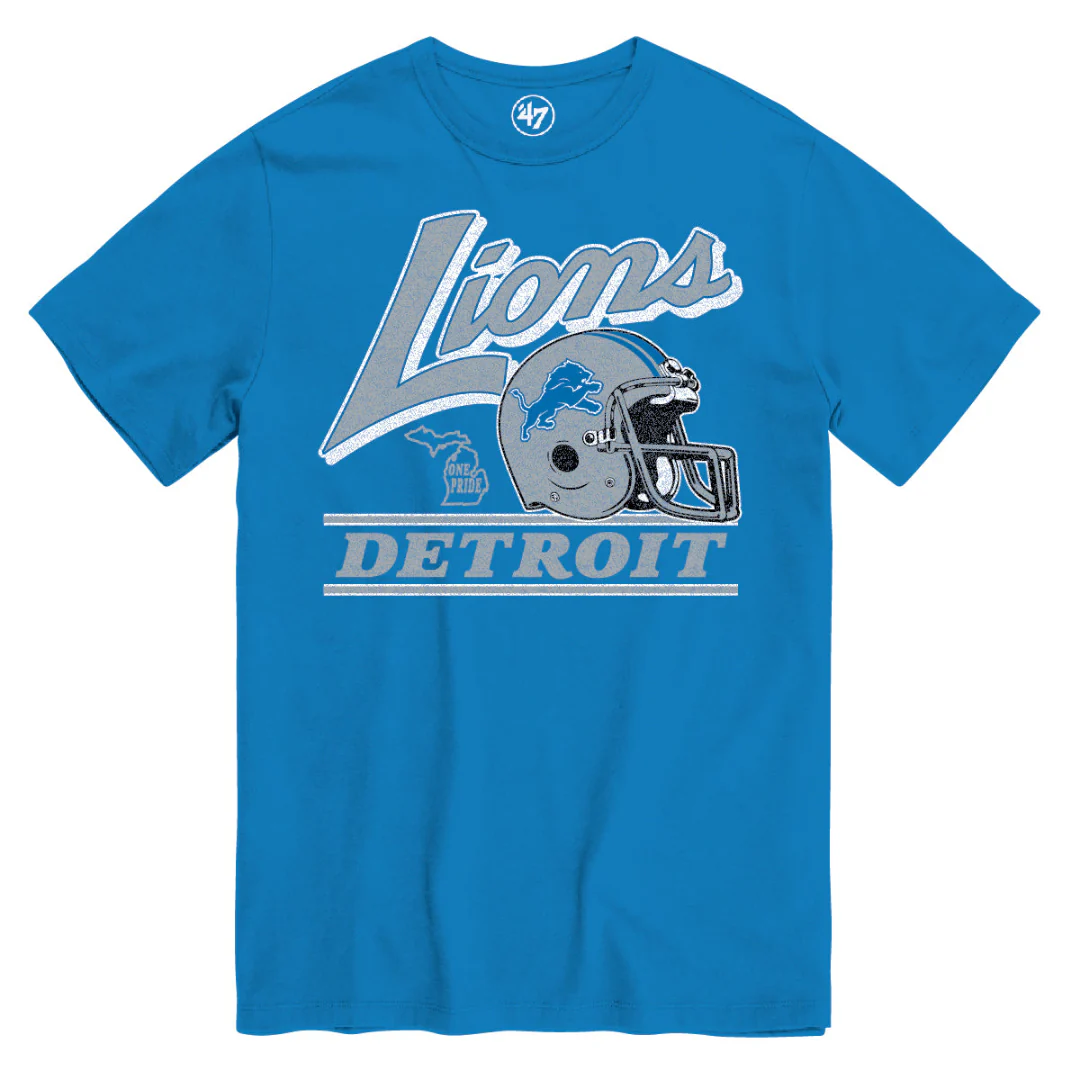 '47 Brand Men's NFL Detroit Lions Fly By T-Shirt