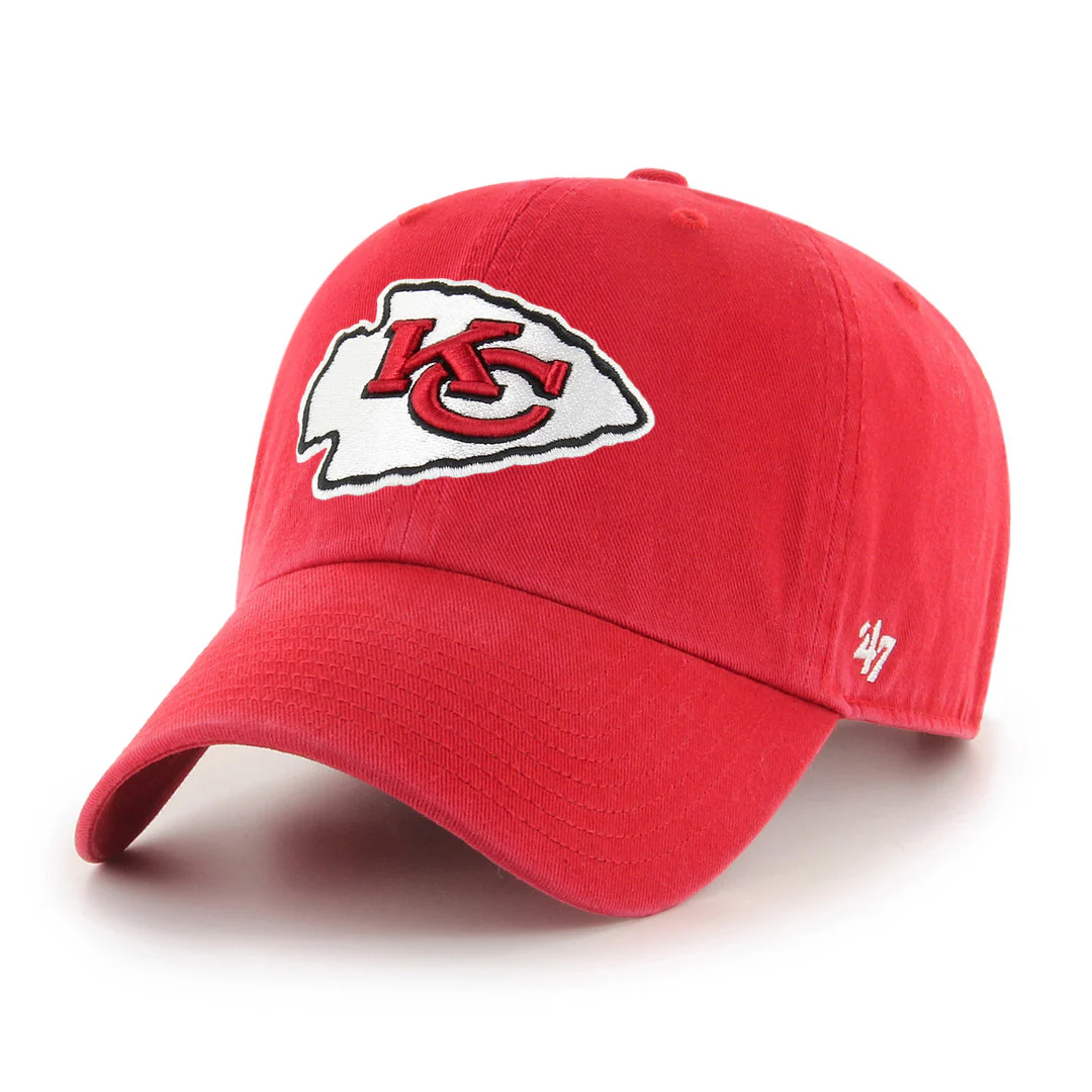 '47 Brand Men's NFL Kansas City Chiefs Clean-Up Hat