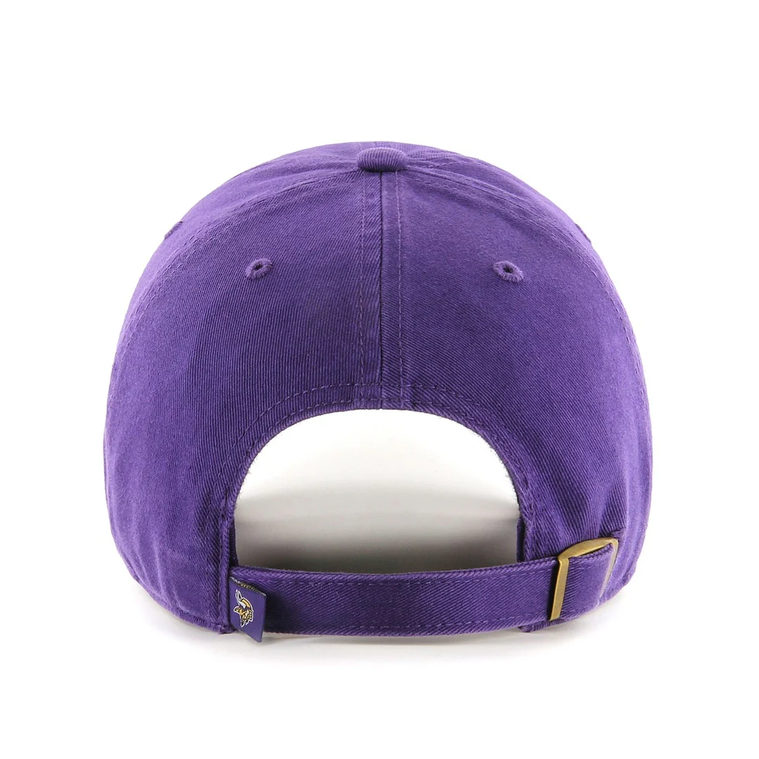 '47 Brand Men's NFL Minnesota Vikings Clean-Up Hat - Image 2
