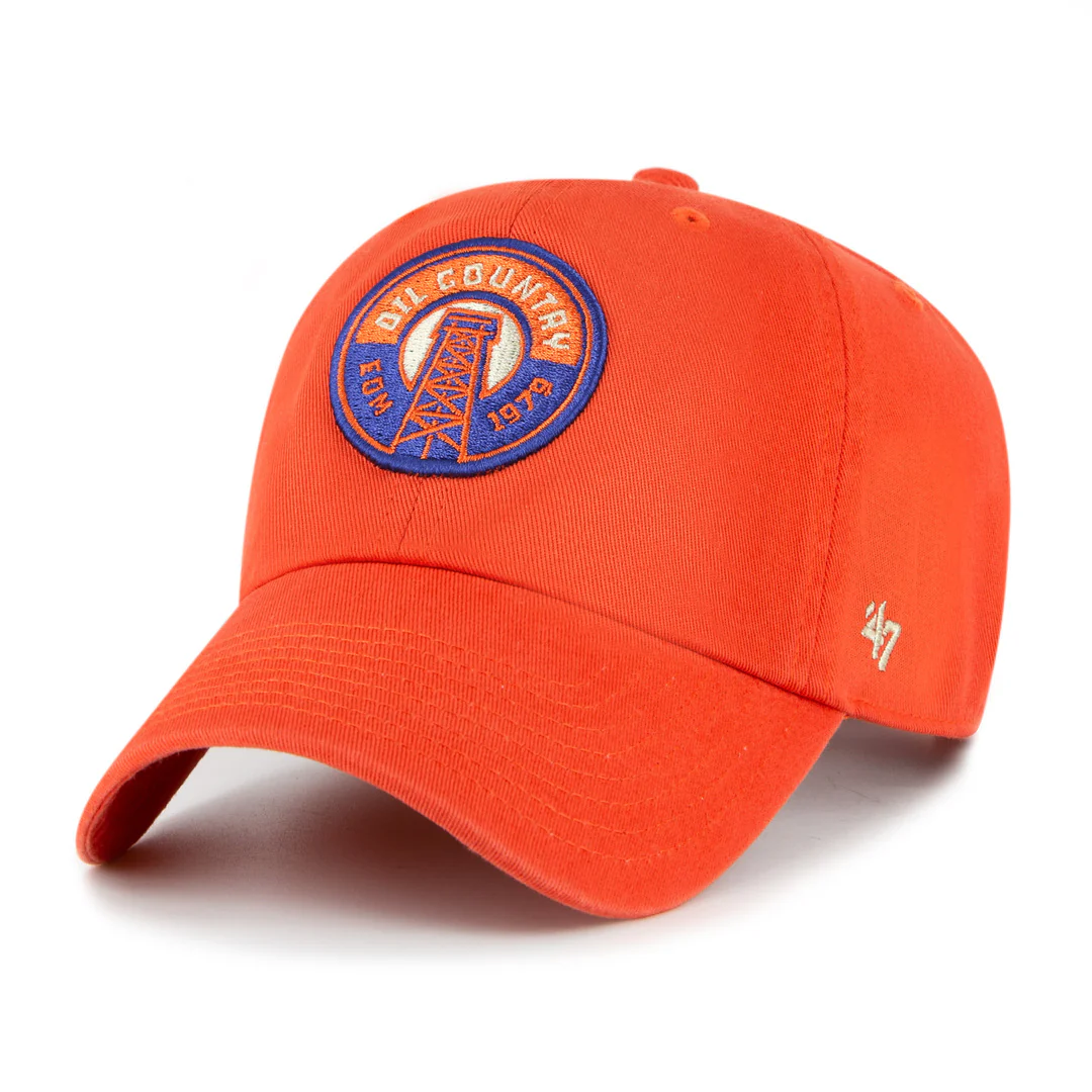 '47 Brand Men's NHL Edmonton Oilers Alternate 2 Clean-Up Hat