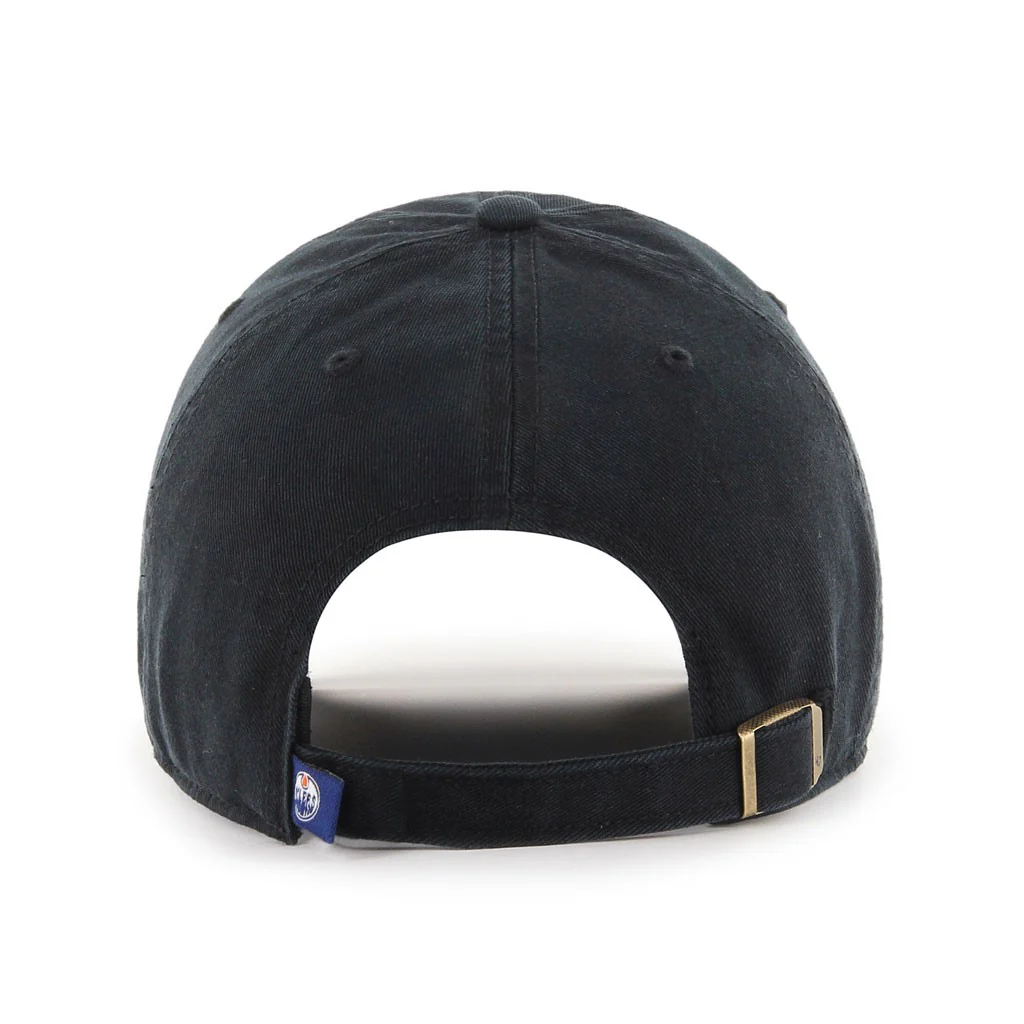 '47 Brand Men's NHL Edmonton Oilers Blackout Clean Up Hat - Image 2