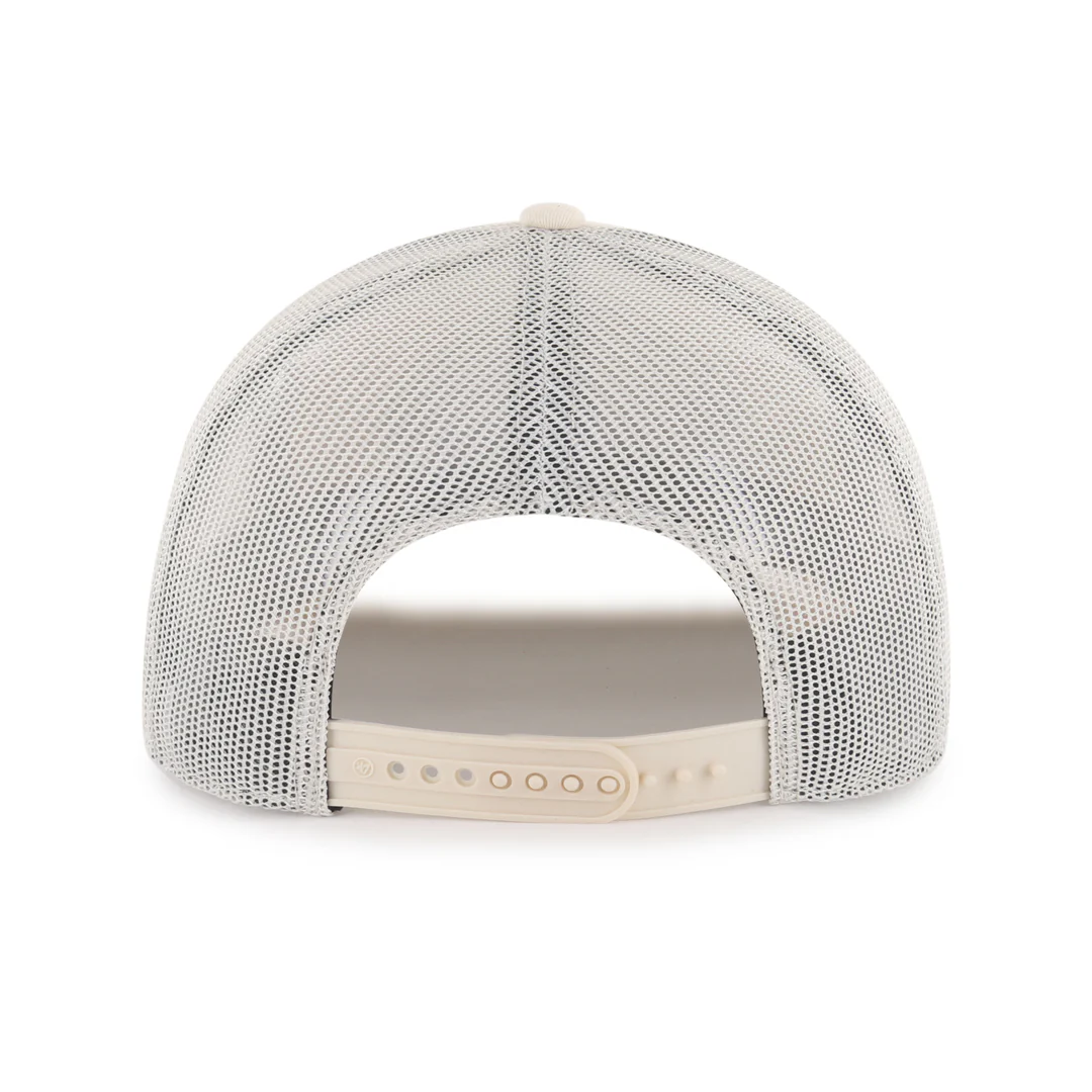 '47 Brand Men's NHL Edmonton Oilers Leland Trucker Cap White - Image 2