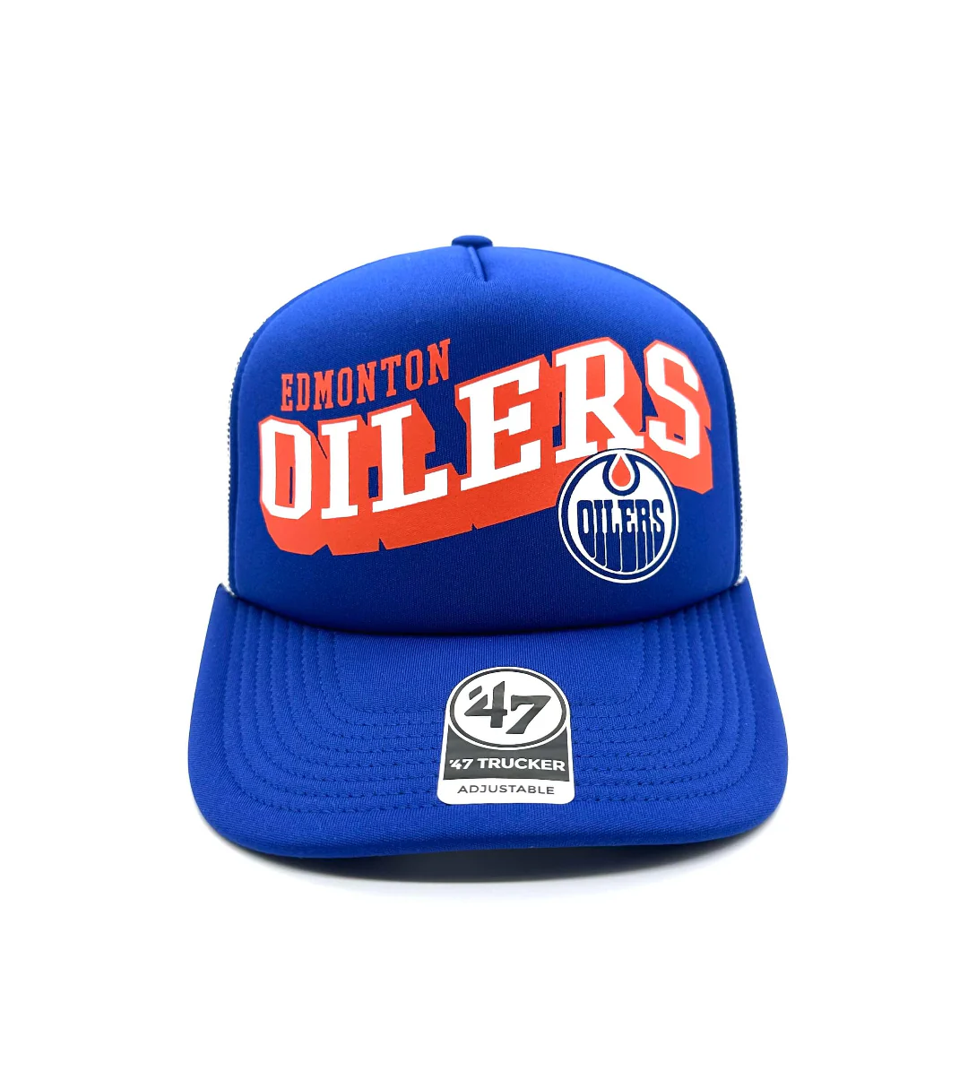'47 Brand Men's NHL Edmonton Oilers Meander Trucker Hat - Image 2