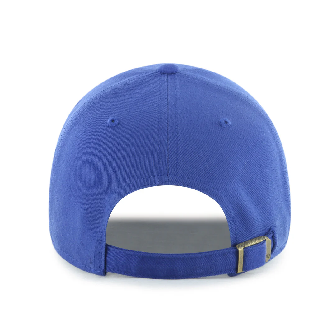 '47 Brand NHL Edmonton Oilers Crosspatch Clean-Up Cap Blue - Image 2