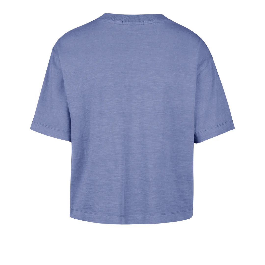 '47 Brand Women's NHL Edmonton Oilers Mindi Slub Crop Shirt - Image 2