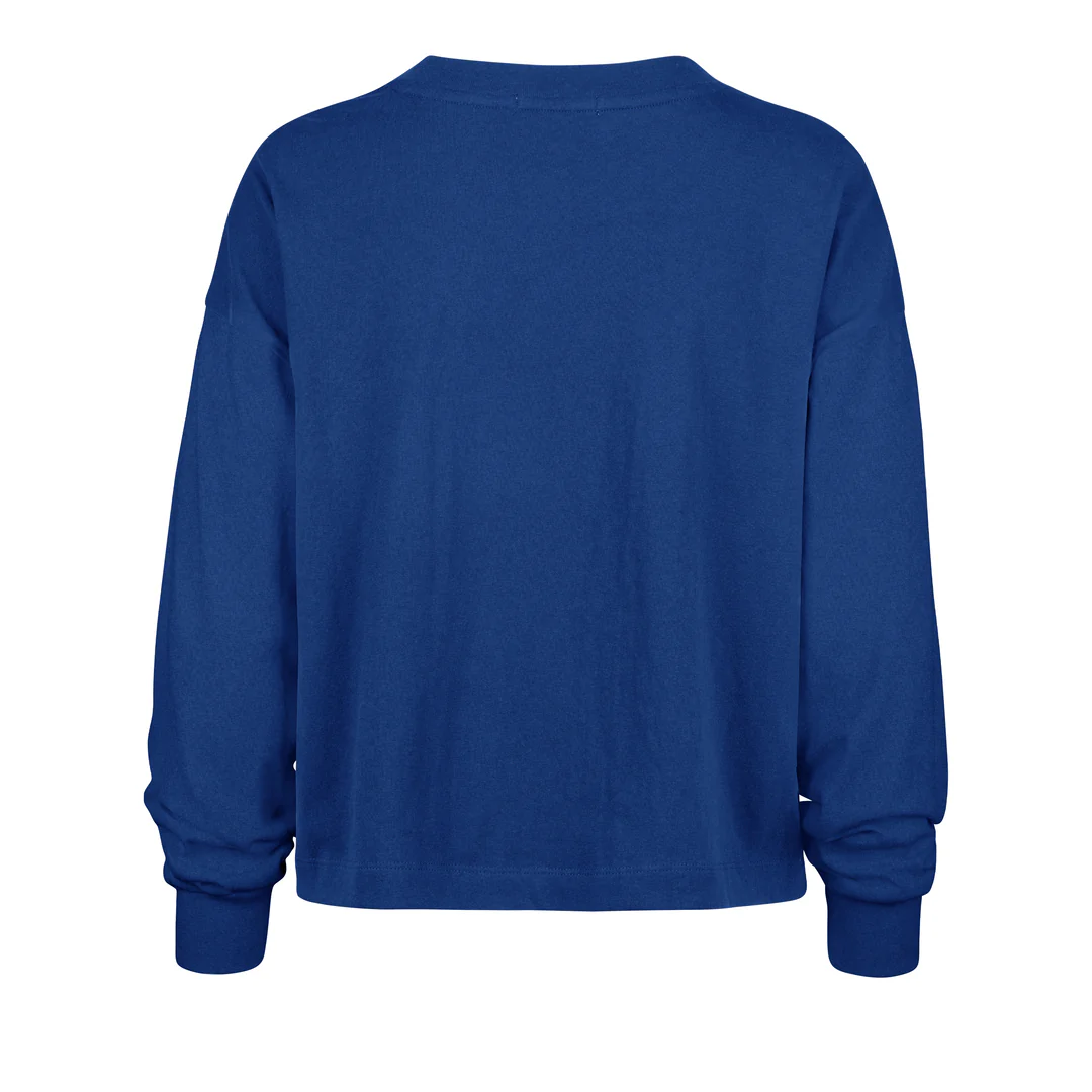 '47 Brand Women's NHL Edmonton Oilers Vibe Check Long Sleeve Shirt - Image 2
