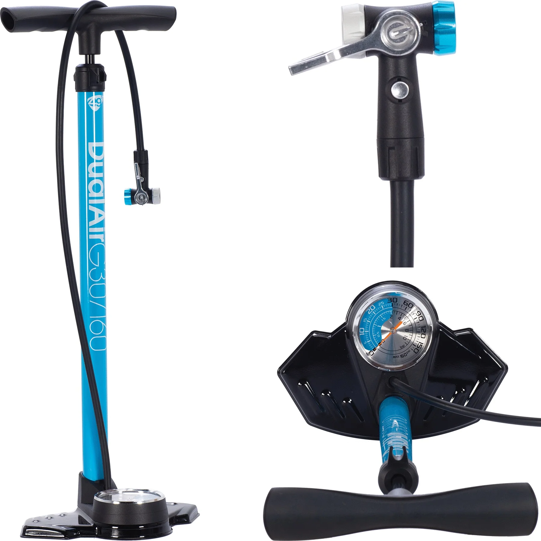 49N DualAir G30/160 Bike Floor Pump