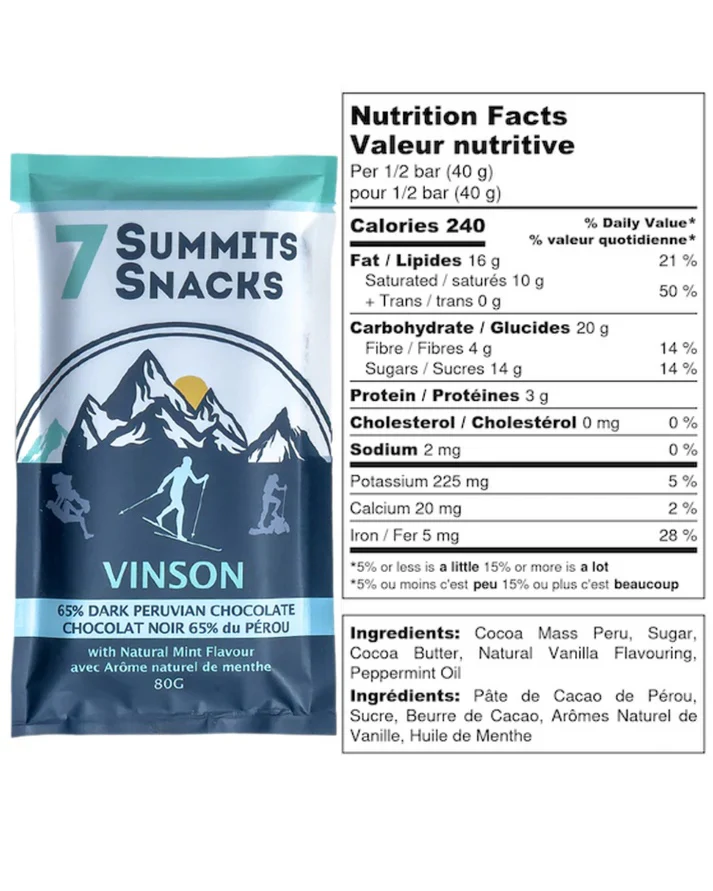 7 Summits Snacks Superfood Chocolate Bar 80g - Image 10