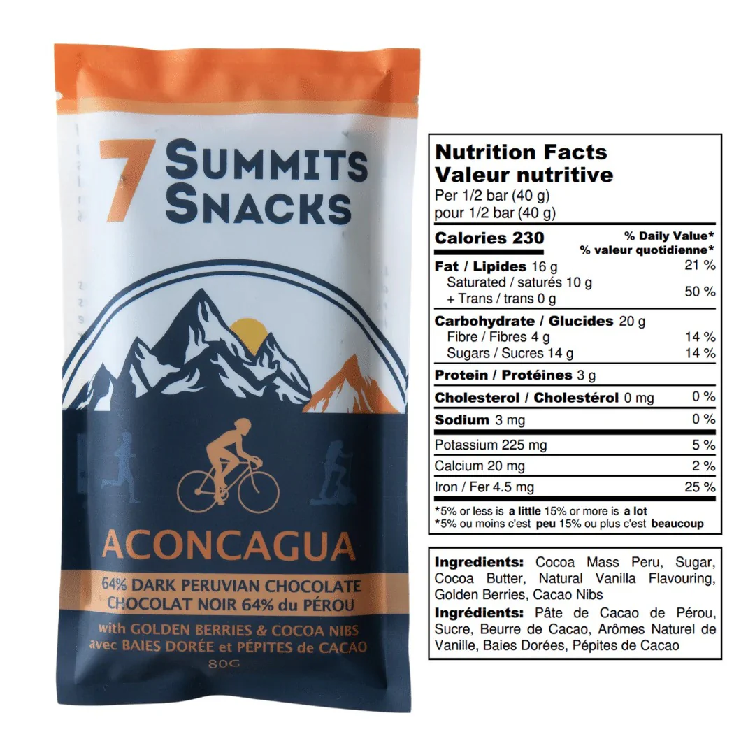 7 Summits Snacks Superfood Chocolate Bar 80g - Image 4