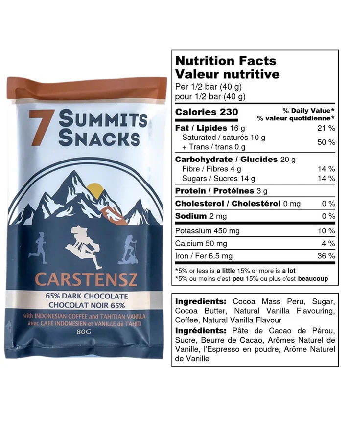 7 Summits Snacks Superfood Chocolate Bar 80g - Image 8