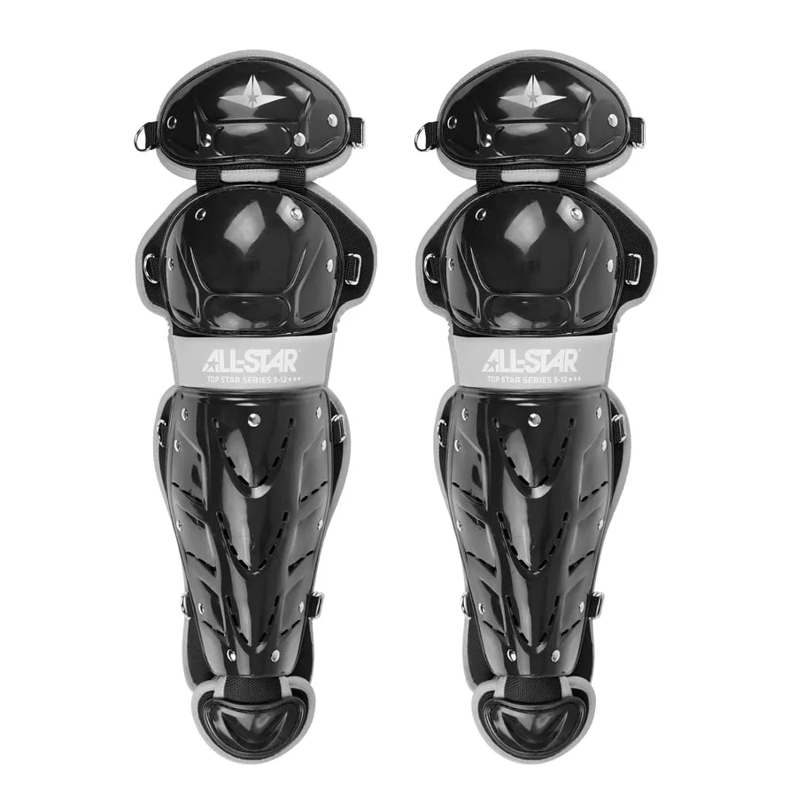 All-Star Intermediate 15" Top Star Catcher's Leg Guards - Image 2