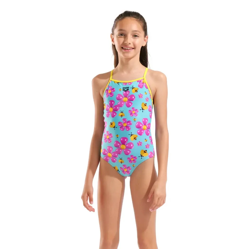 arena Girl's Spring Lightdrop Back One Piece Swimsuit