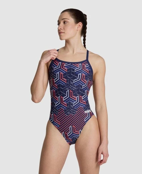 arena Women's Kikko Pro Lightdrop Back One Piece Swimsuit
