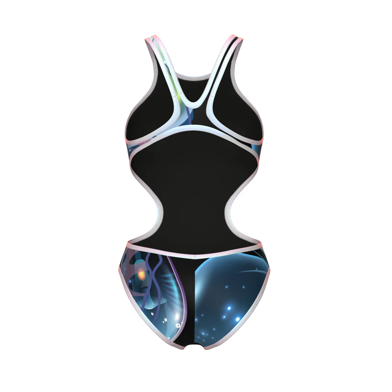 arena Women's One Print Tech Back One Piece Swimsuit - Image 4