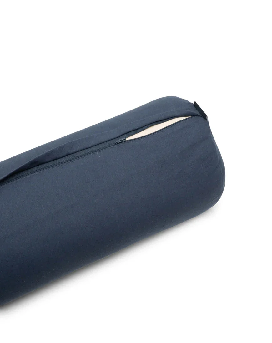 B, Halfmoon Cotton Cylindrical Yoga Bolster - Image 3