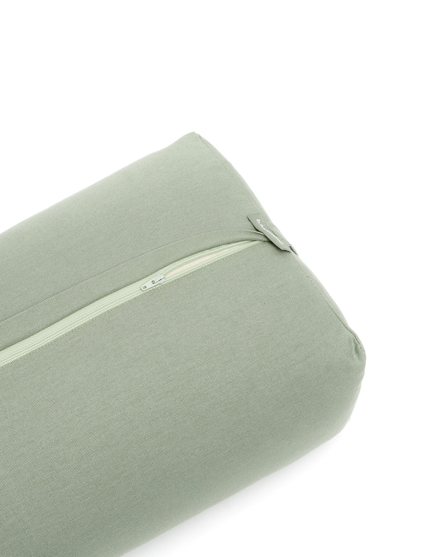 B, Halfmoon Cotton Rectangular Yoga Bolster - Image 3
