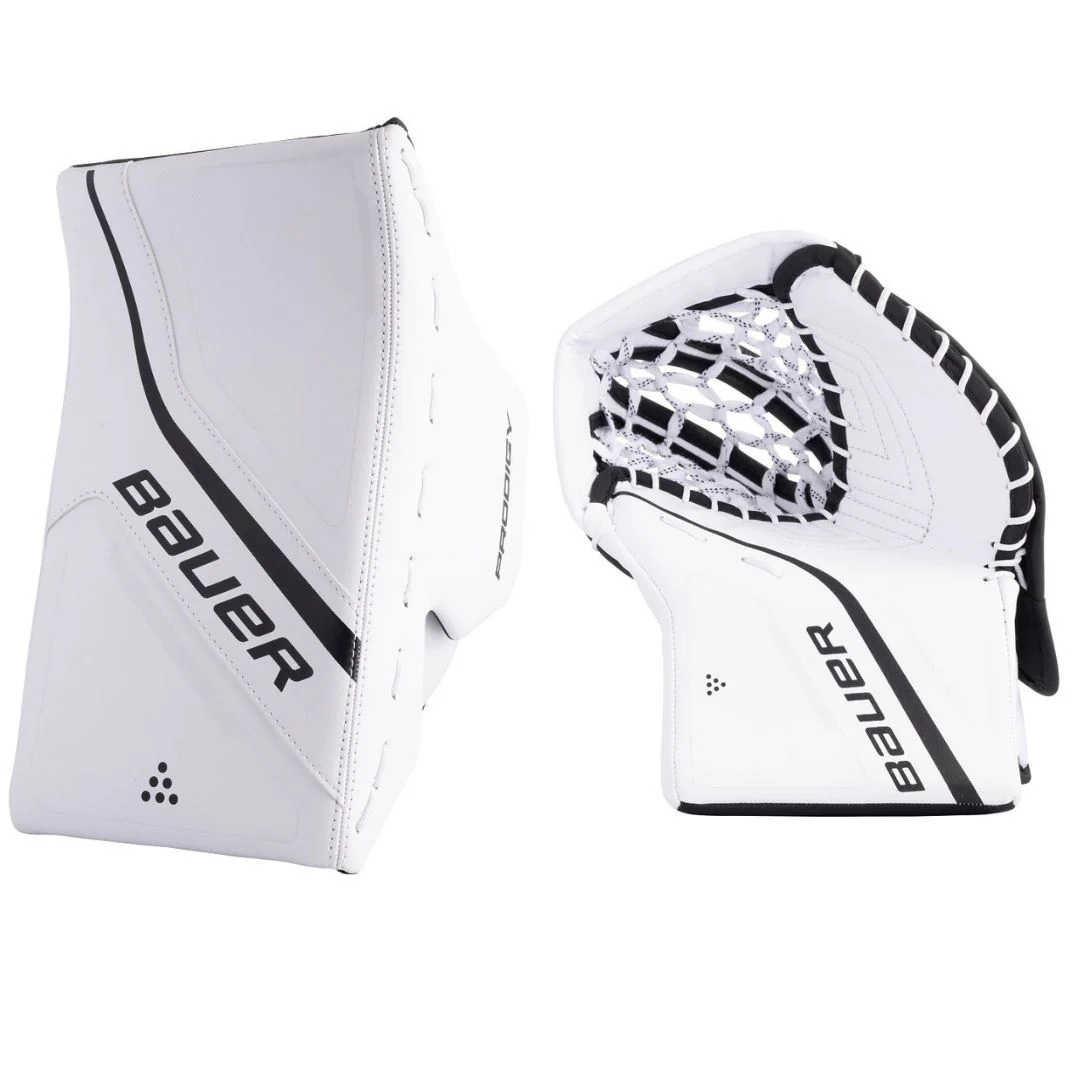 Bauer Youth Prodigy Hockey Goalie Trapper + Blocker