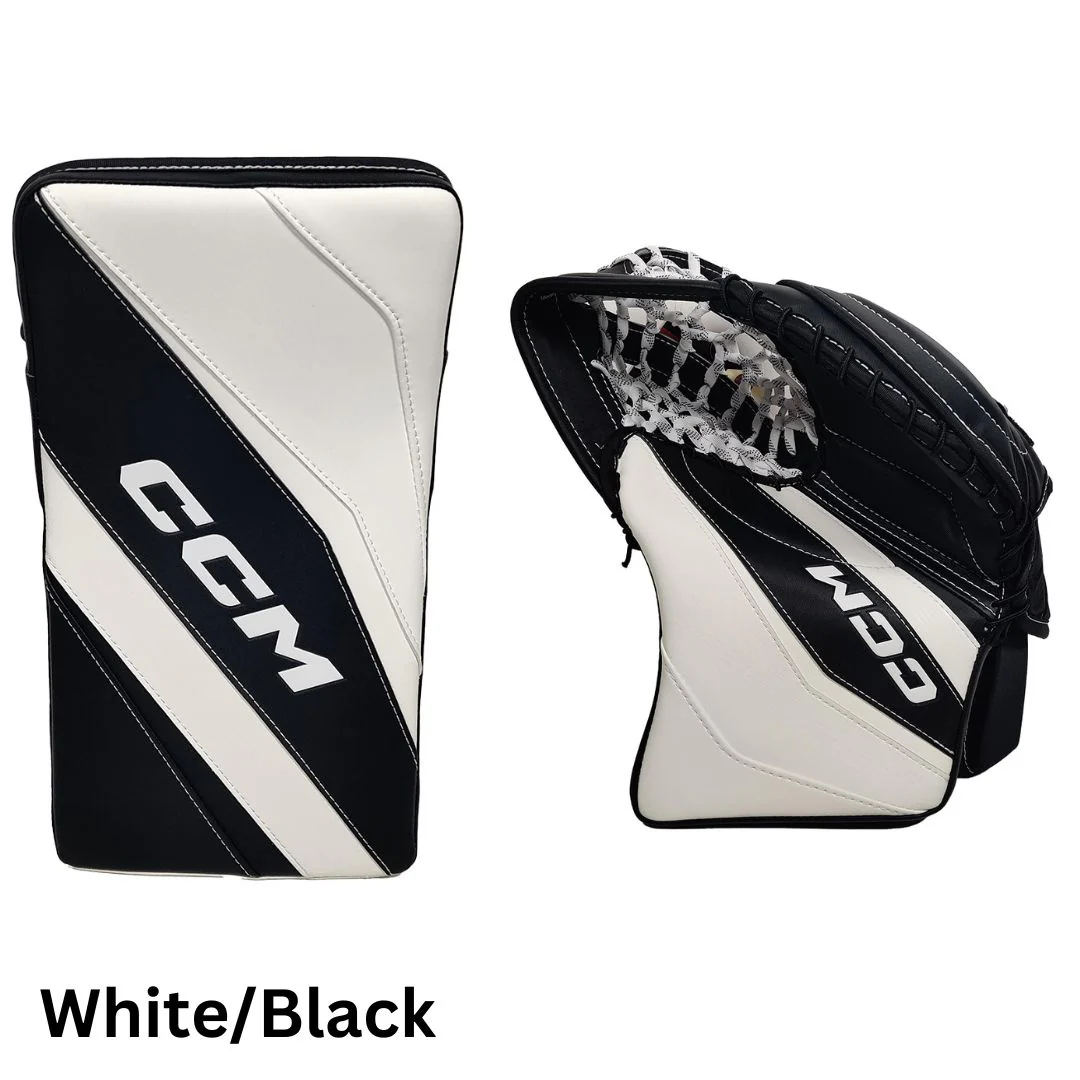 CCM Senior EFLEX E6.9 Hockey Goalie Blocker + Trapper