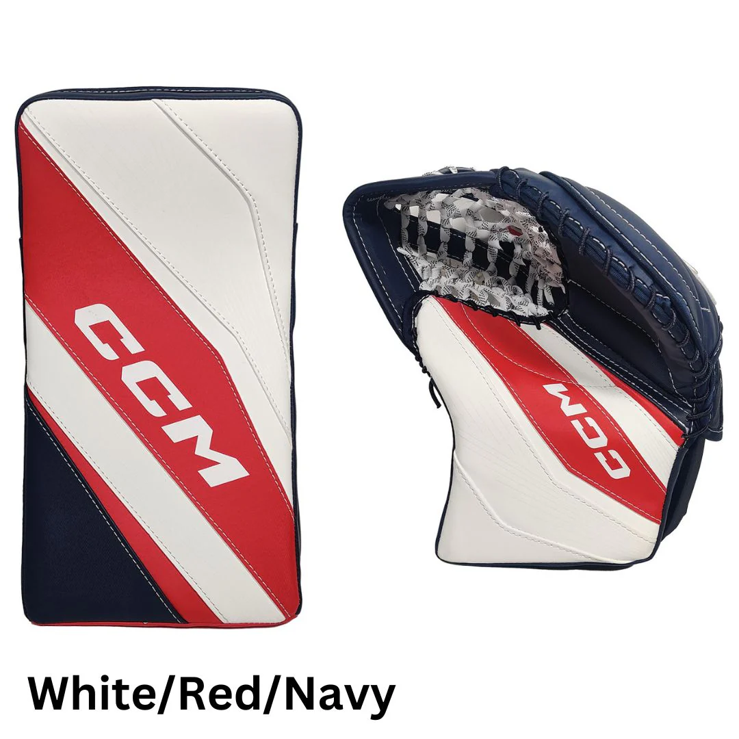 CCM Junior EFLEX E6.5 Hockey Goalie Trapper + Blocker