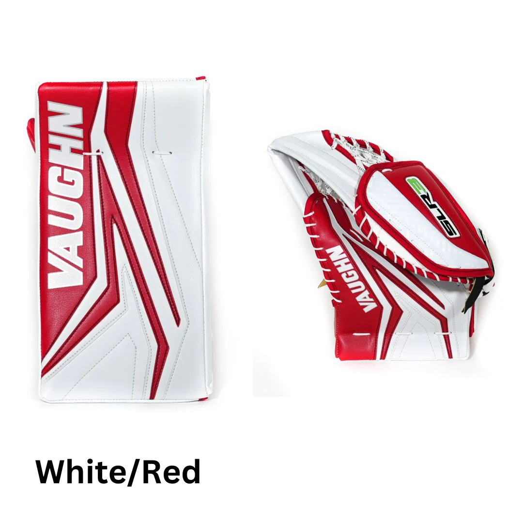 Vaughn Senior SLR3 Pro Carbon Hockey Goalie Blocker + Trapper