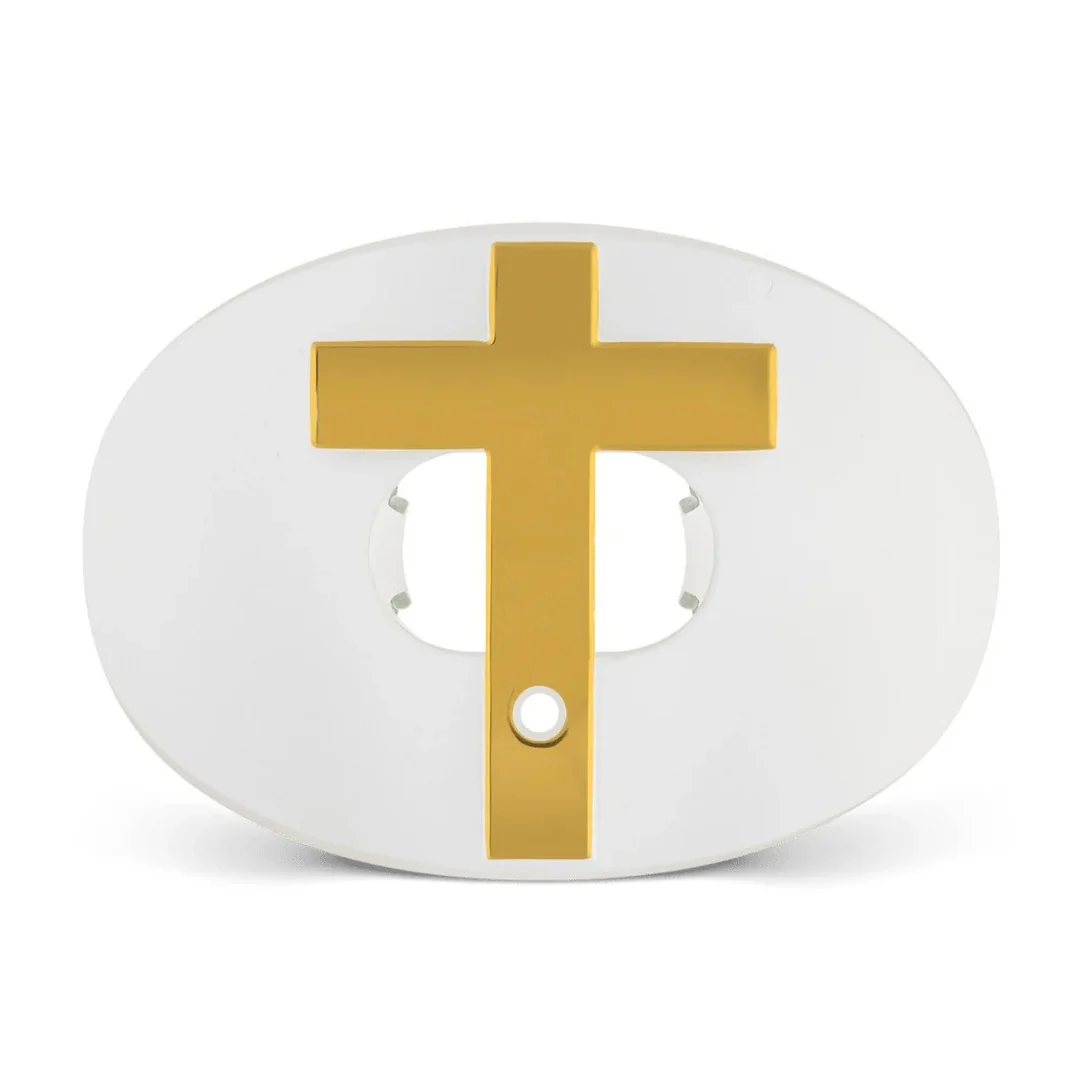 Battle 3D Chrome Cross Oxygen Football Mouthguard