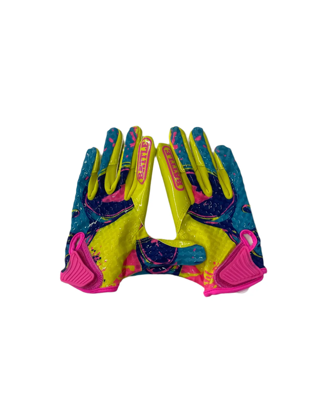 Battle Junior Chameleon Alien 2 Receiver Football Gloves