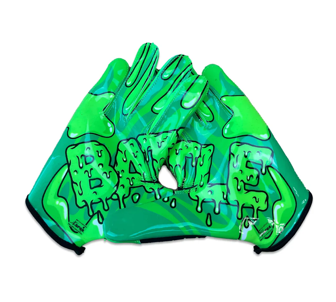 Battle Junior Doom Speed Slime Receiver Football Gloves