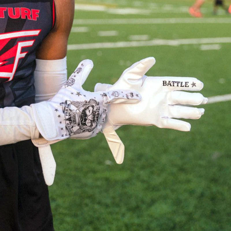 Battle Senior Speed Freak Cloaked Receiver Football Gloves - Image 2