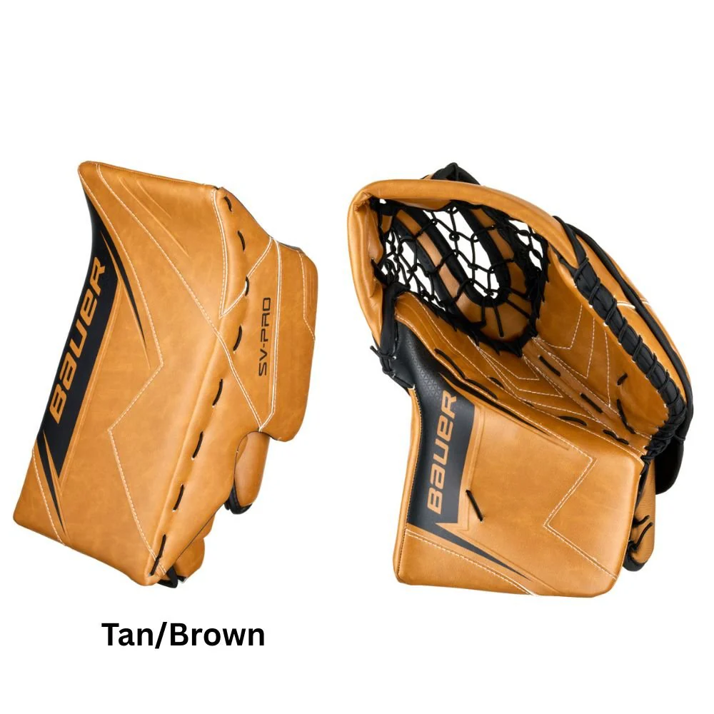 Bauer Junior SV-Pro Hockey Goalie Trapper + Blocker