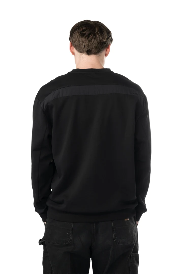 BAUER Senior Knit Woven Crew Sweater - Image 2