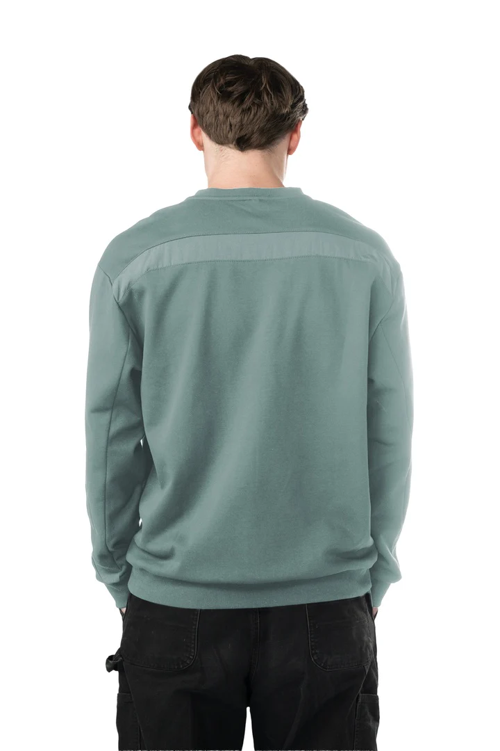 BAUER Senior Knit Woven Crew Sweater - Image 5