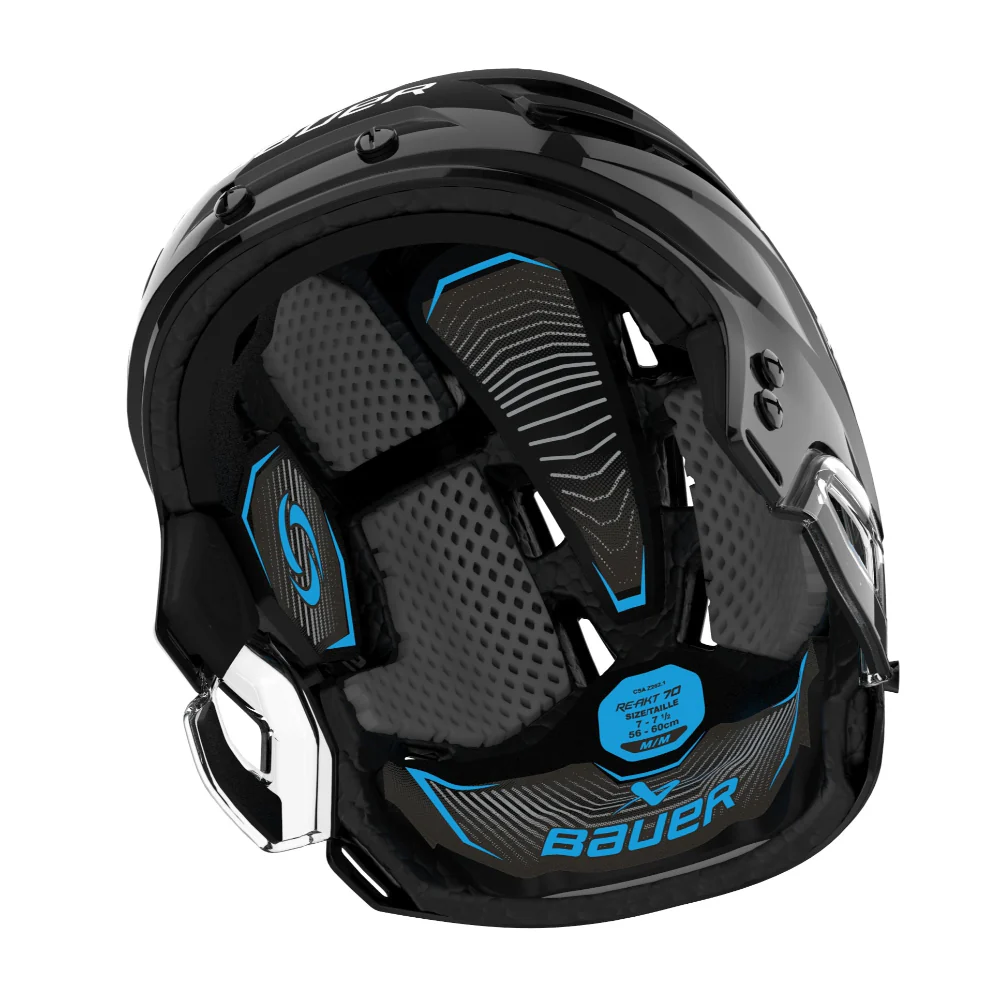 Bauer Senior Re-Akt 70 Hockey Player Helmet - Image 6