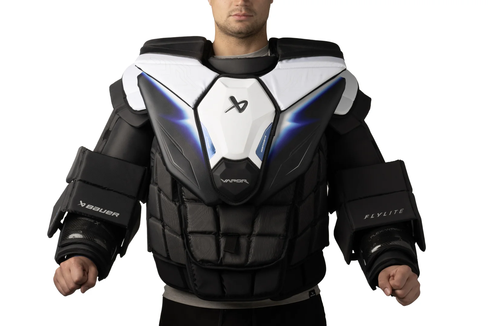 Bauer Senior Vapor Flylite Hockey Goalie Chest and Arm Protector - Image 2
