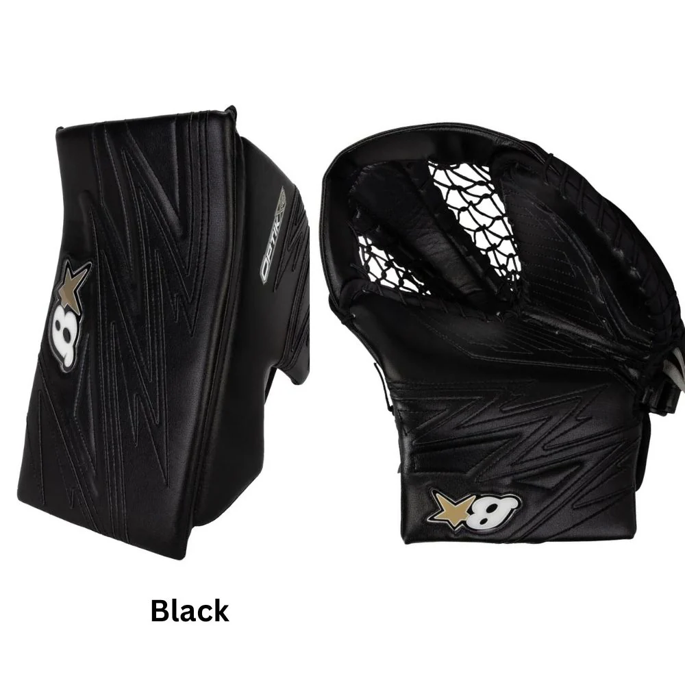 Brian's Intermediate OPTIK X4 Hockey Goalie Blocker + Trapper - Image 2