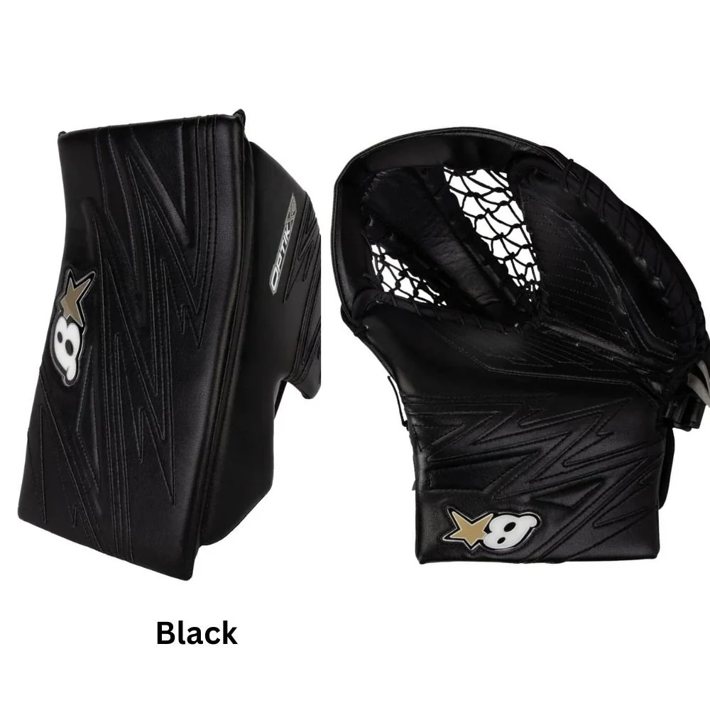 Brian's Junior OPTIK X4 Hockey Goalie Blocker + Trapper - Image 2