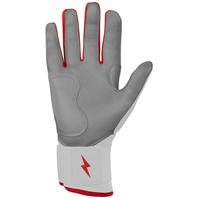 Bruce Bolt Senior Chrome Series Long Cuff Batting Gloves - Image 6