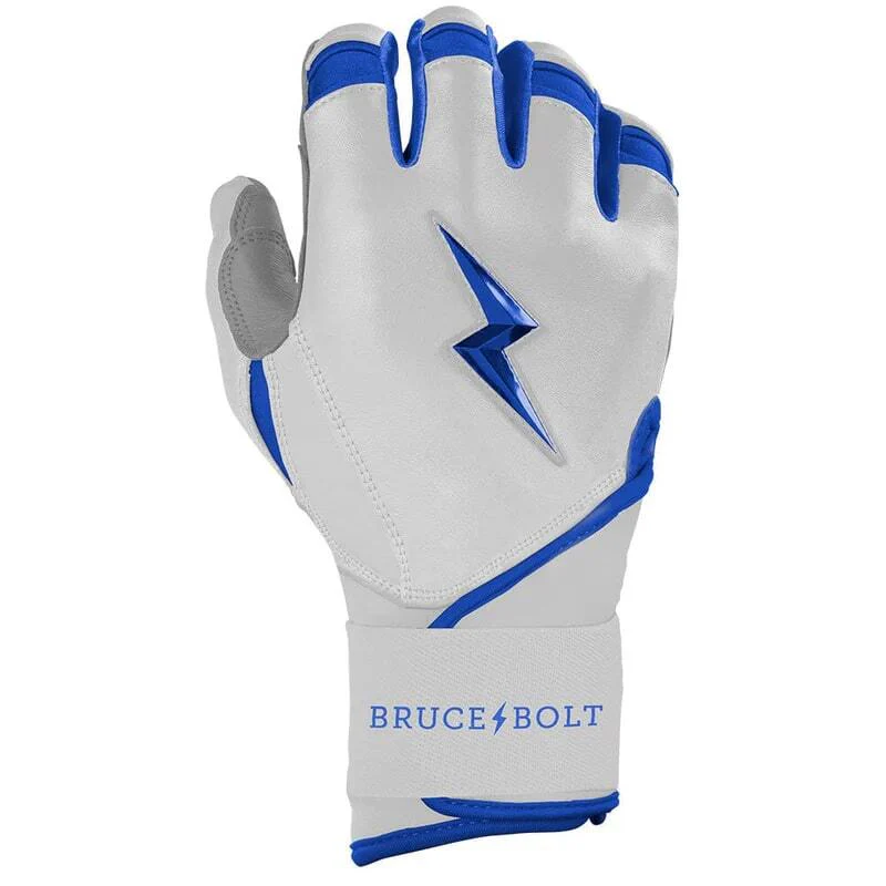 Bruce Bolt Senior Chrome Series Long Cuff Batting Gloves - Image 8