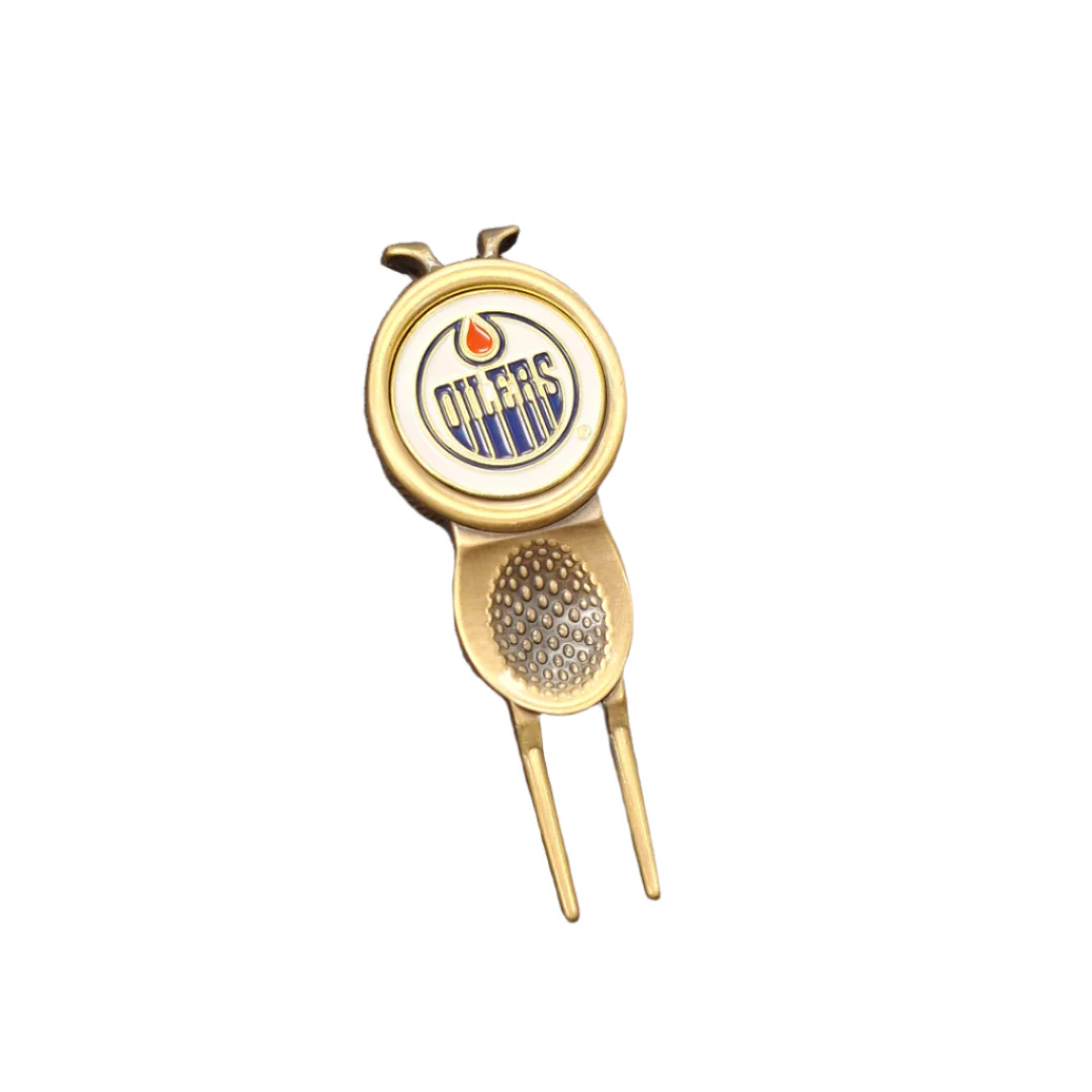 Caddy Pro NHL Edmonton Oilers Golf Divot Tool With Ball Marker - Image 4