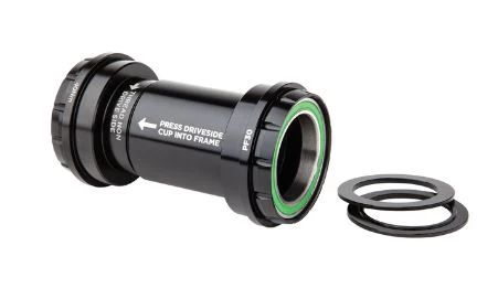 Cane Creek Hellbender 70, PressFit30, 68-73mm Black Stainless (30mm) Bottom Bracket