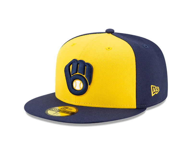 New Era Men's MLB Milwaukee Brewers Authentic Collection 59FIFTY Alternate Fitted Hat