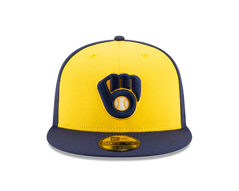 New Era Men's MLB Milwaukee Brewers Authentic Collection 59FIFTY Alternate Fitted Hat - Image 2
