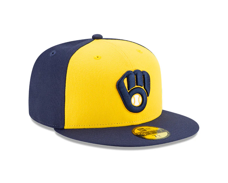 New Era Men's MLB Milwaukee Brewers Authentic Collection 59FIFTY Alternate Fitted Hat - Image 3