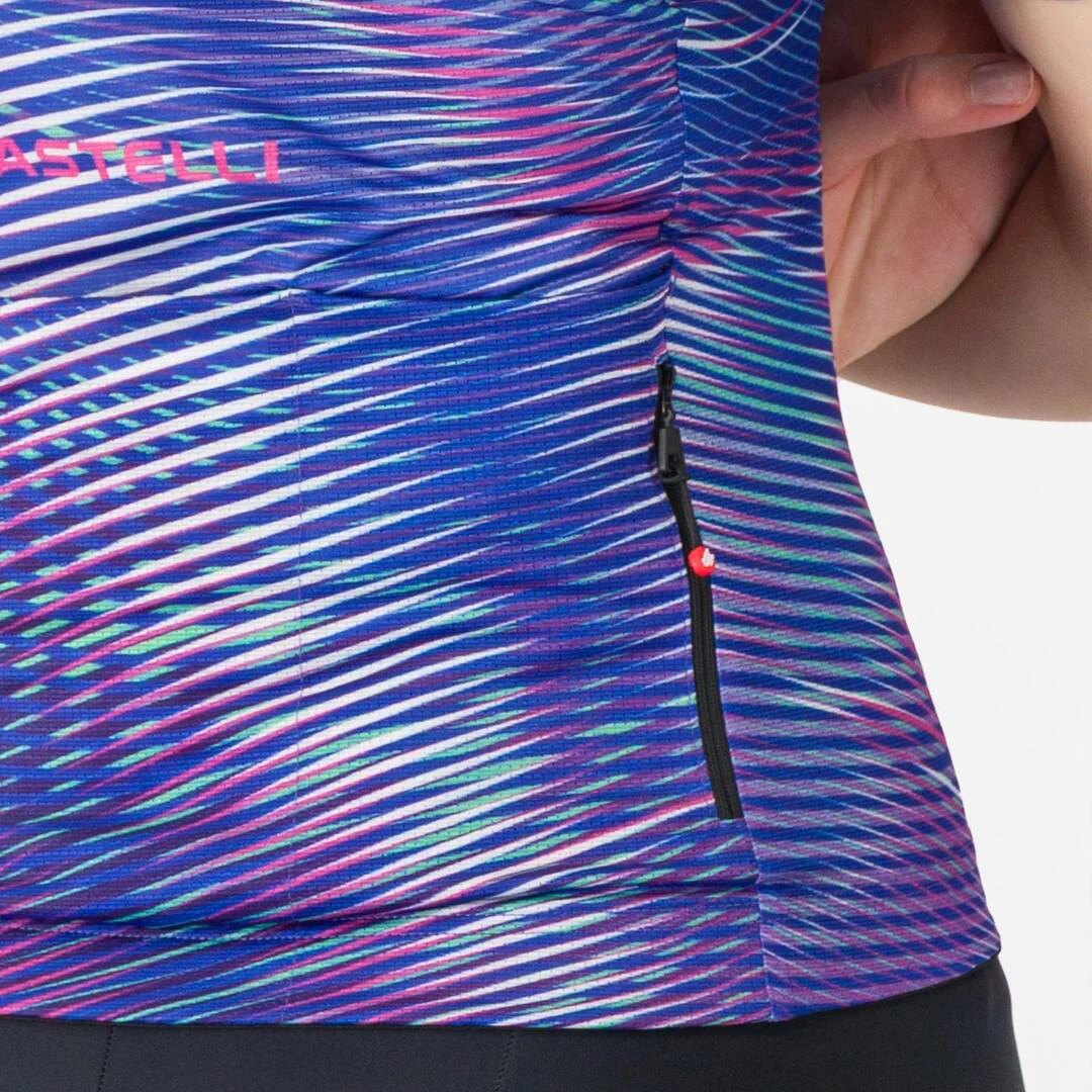 Castelli Women's Cosmic Vortex Short Sleeve Bike Jersey - Image 4