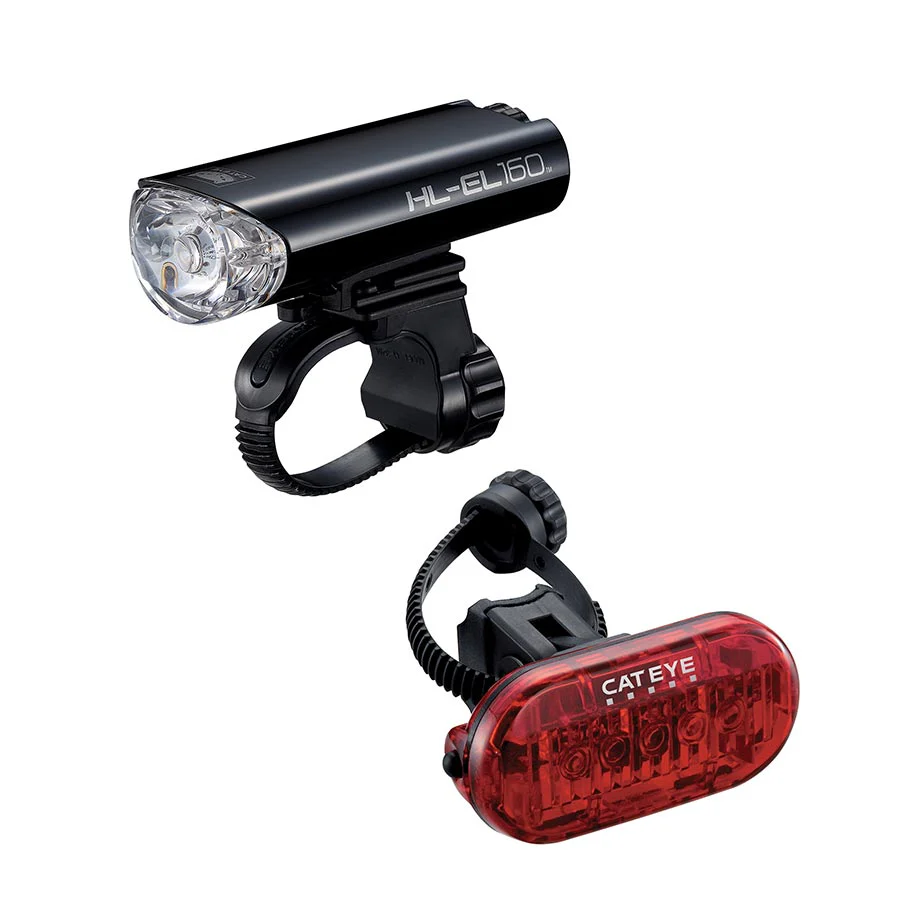 CatEye HL-EL160/Omni 5 Bike Light Set