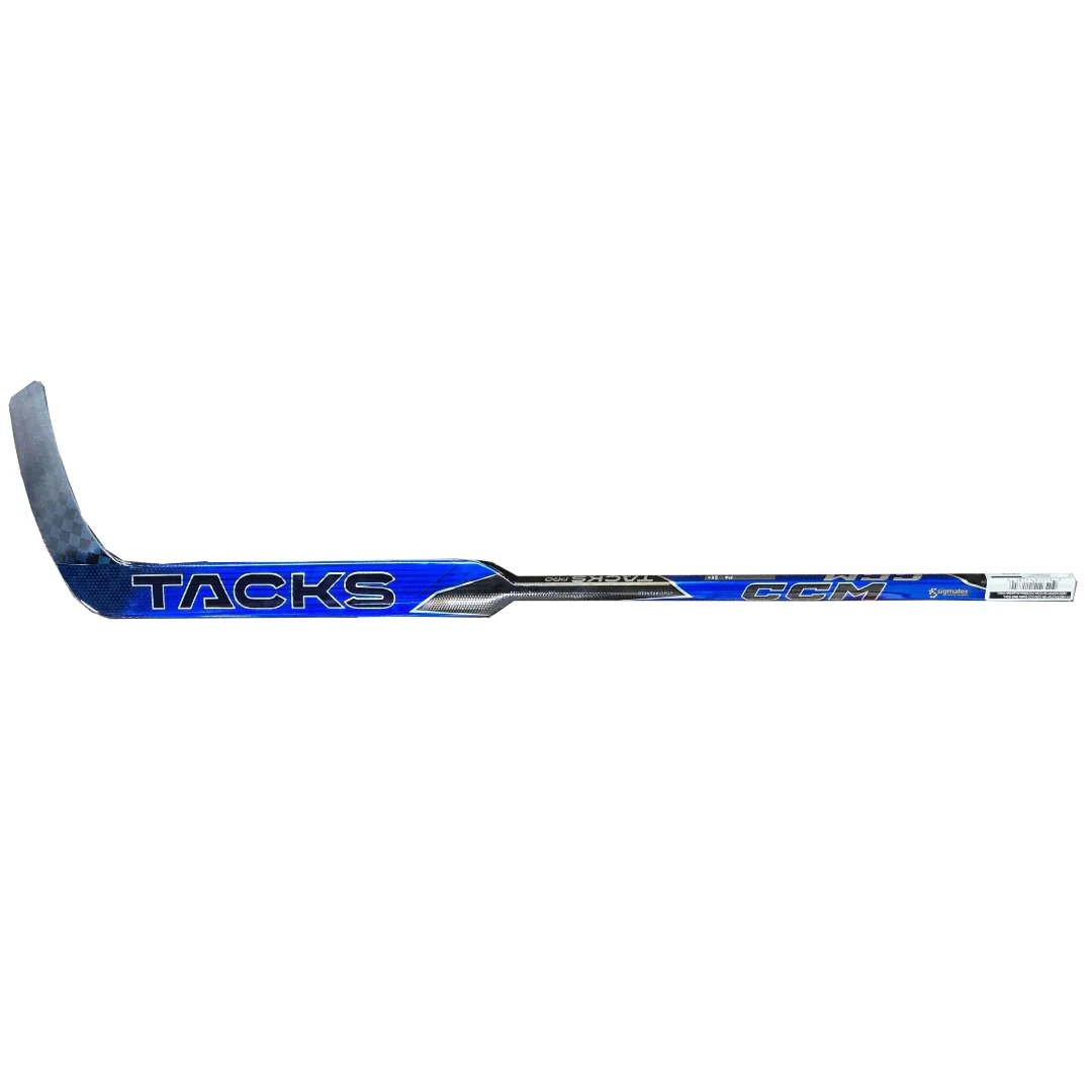 CCM Intermediate Tacks Pro Royal/Navy Hockey Goalie Stick - Image 2