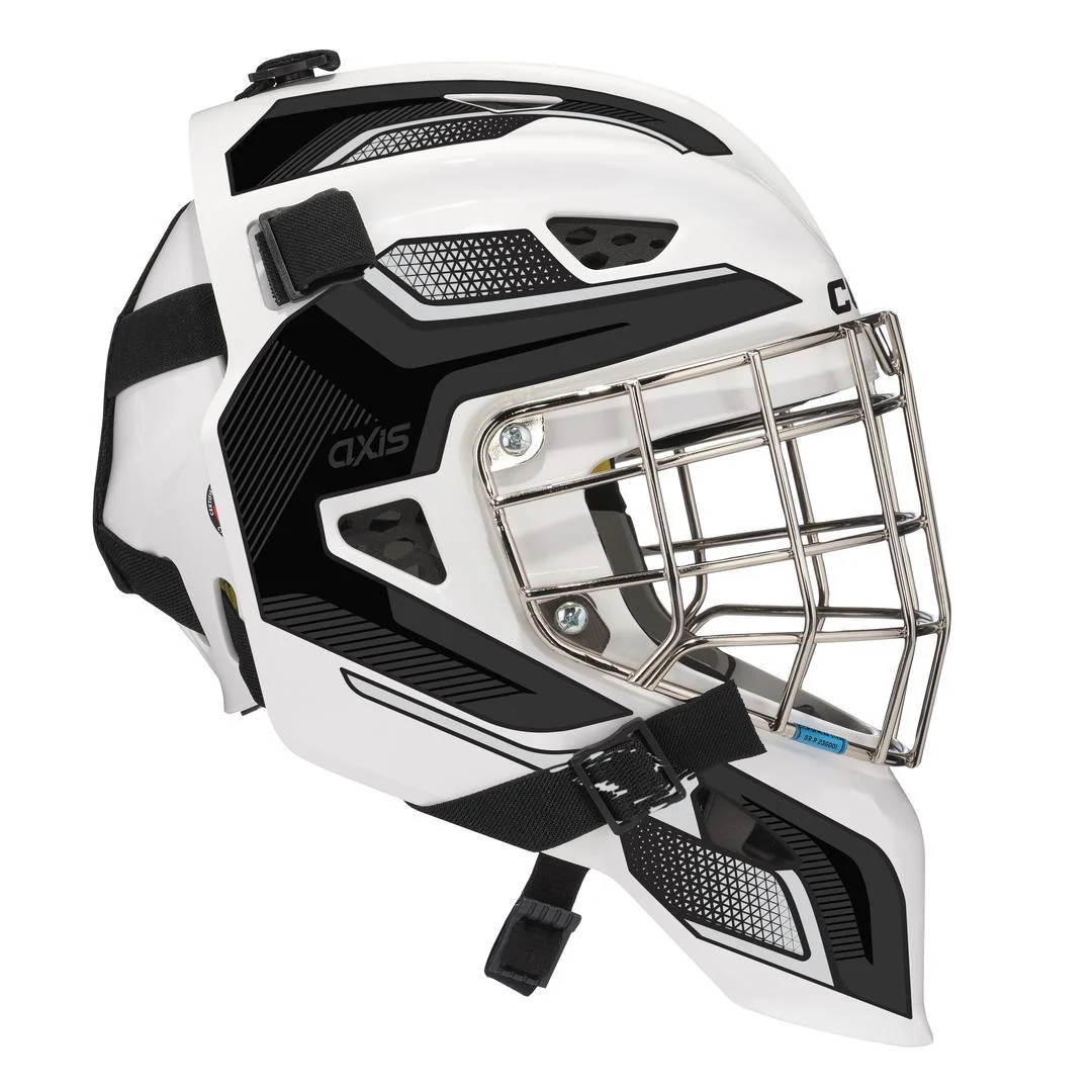 CCM Junior Axis F5 Decal Goalie Mask - Image 2