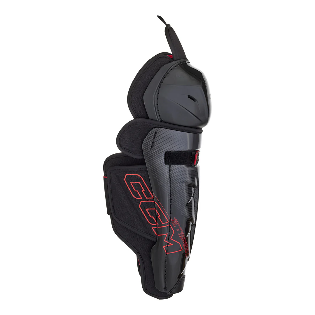 CCM Junior JETSPEED Vibe Hockey Player Shin Guards - Image 3