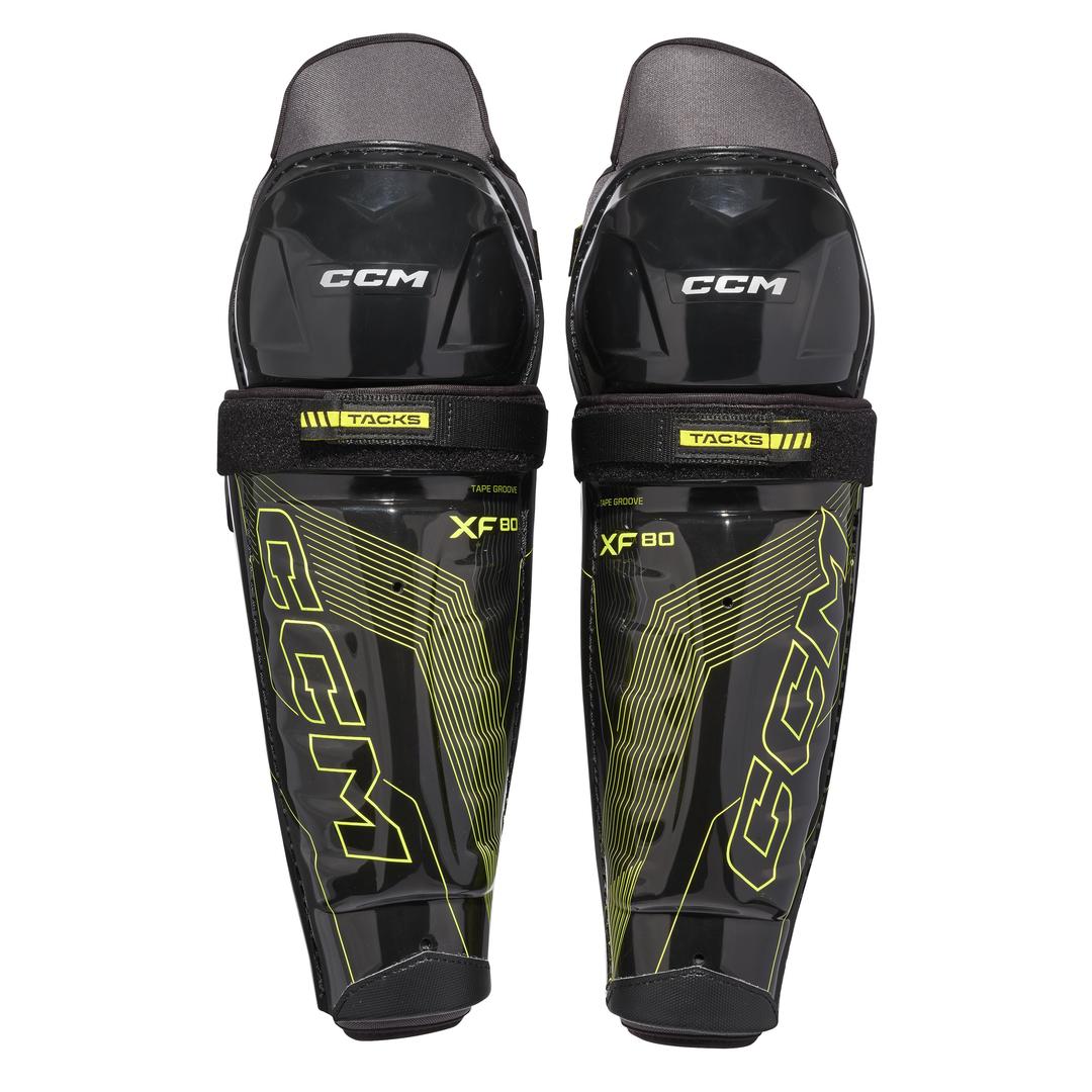 CCM Junior Tacks XF 80 Hockey Player Shin Guards
