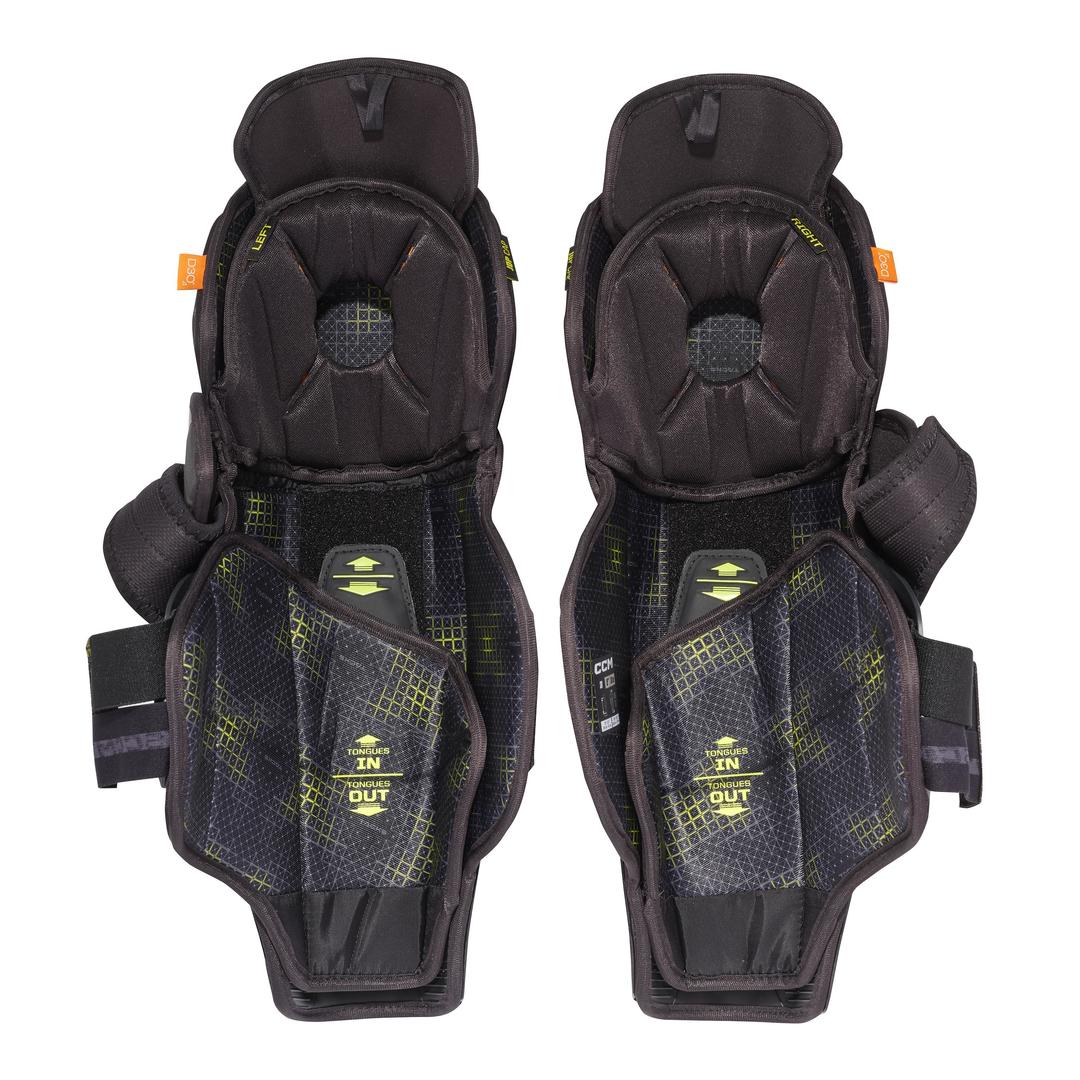 CCM Junior Tacks XF Pro Hockey Player Shin Guards - Image 2